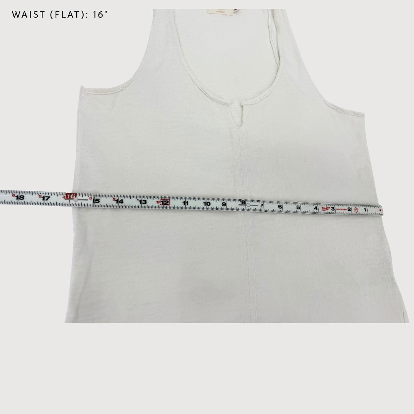 Other Nation LTD Saffi Tank Raw Edge Cotton Ivory S Size S / US 4 / IT 40 - 9 Thumbnail
