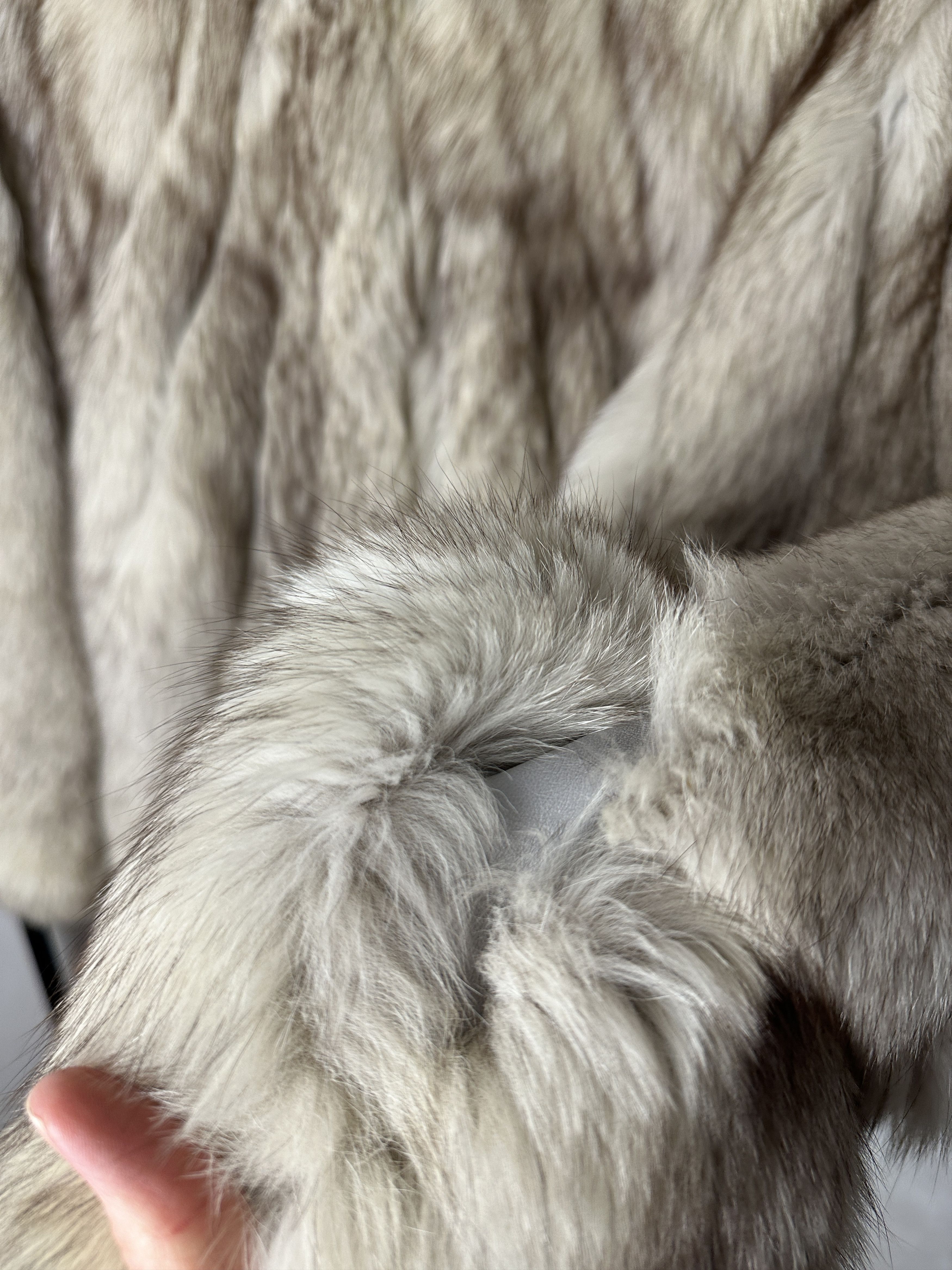 Sagafurs Saga Fox Arctic Fox Fur Coat Size M / US 6-8 / IT 42-44 - 3 Thumbnail
