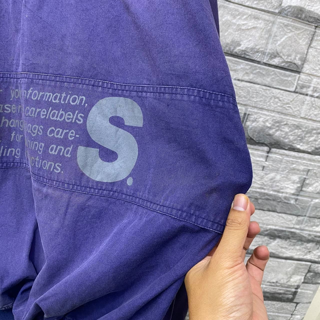 Issey Miyake WORN VINTAGE 80S ISSEY MIYAKE CARE INSTRUCTION FADED PURPLE Size US M / EU 48-50 / 2 - 8 Thumbnail