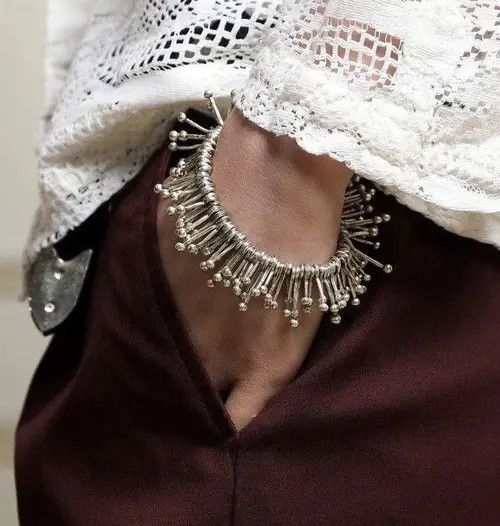 Jewelry Avant Garde Seaweed Fringe Bracelet Chain Aesthetic y2k Size ONE SIZE - 3 Thumbnail