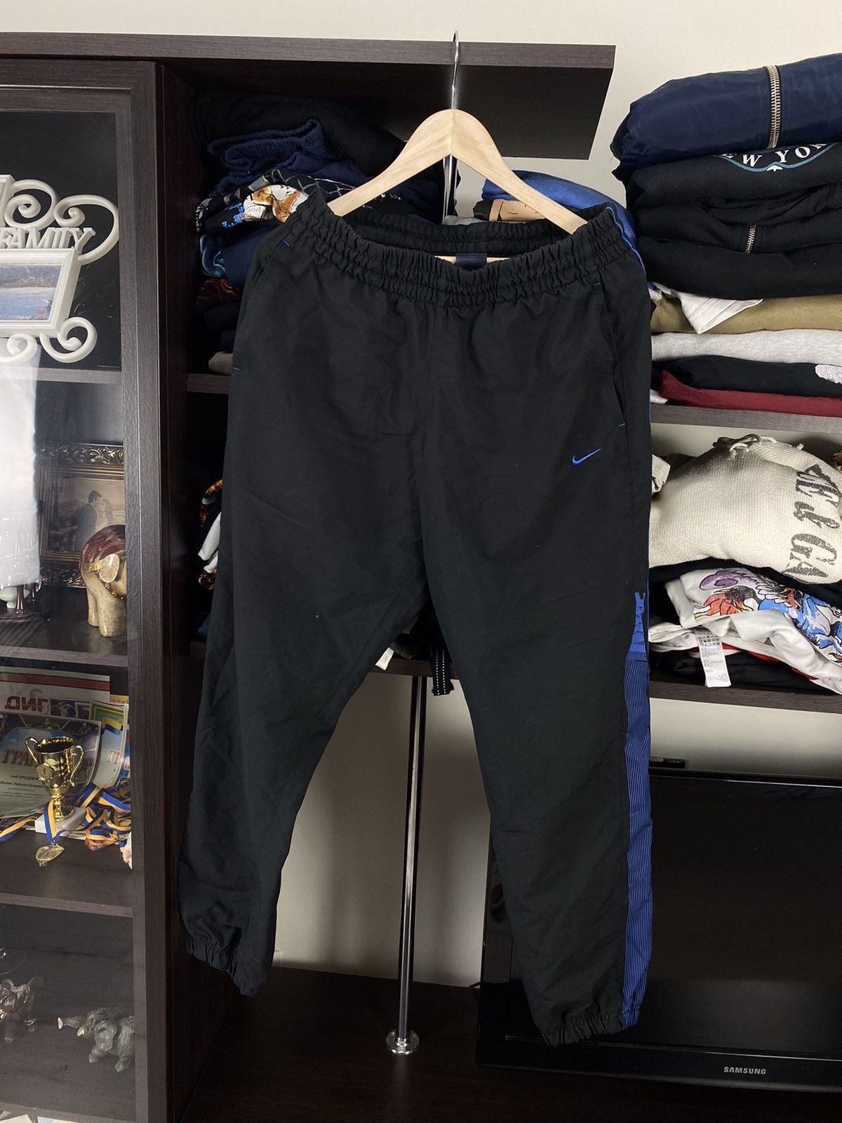 Nike × Vintage Nike Vintage Parachute Y2K Nylon Pants Baggy Size US 34 / EU 50 - 2 Thumbnail