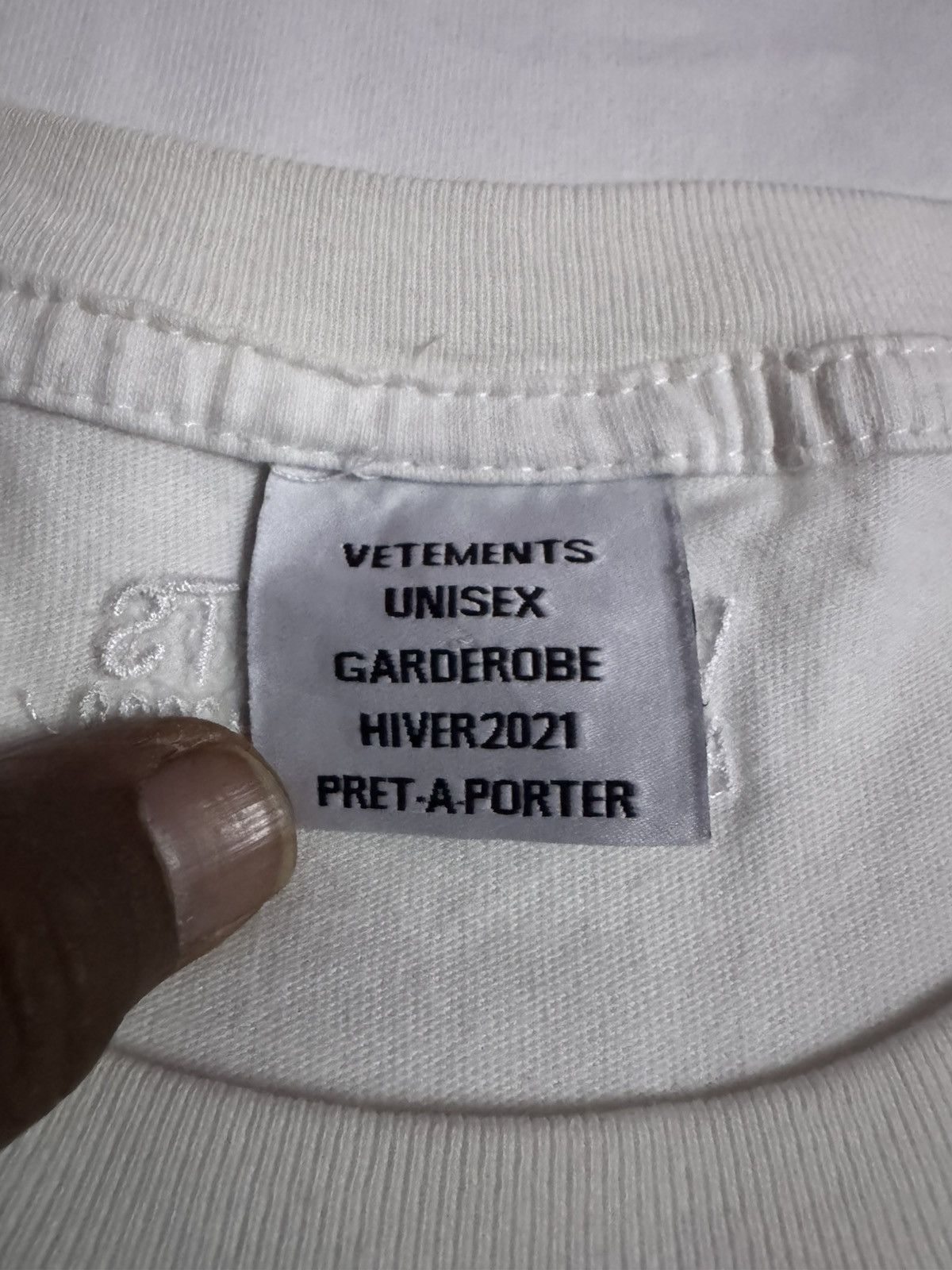 Vetements Vetements Automne - Hiver 2020 Tee Size US XL / EU 56 / 4 - 7 Thumbnail