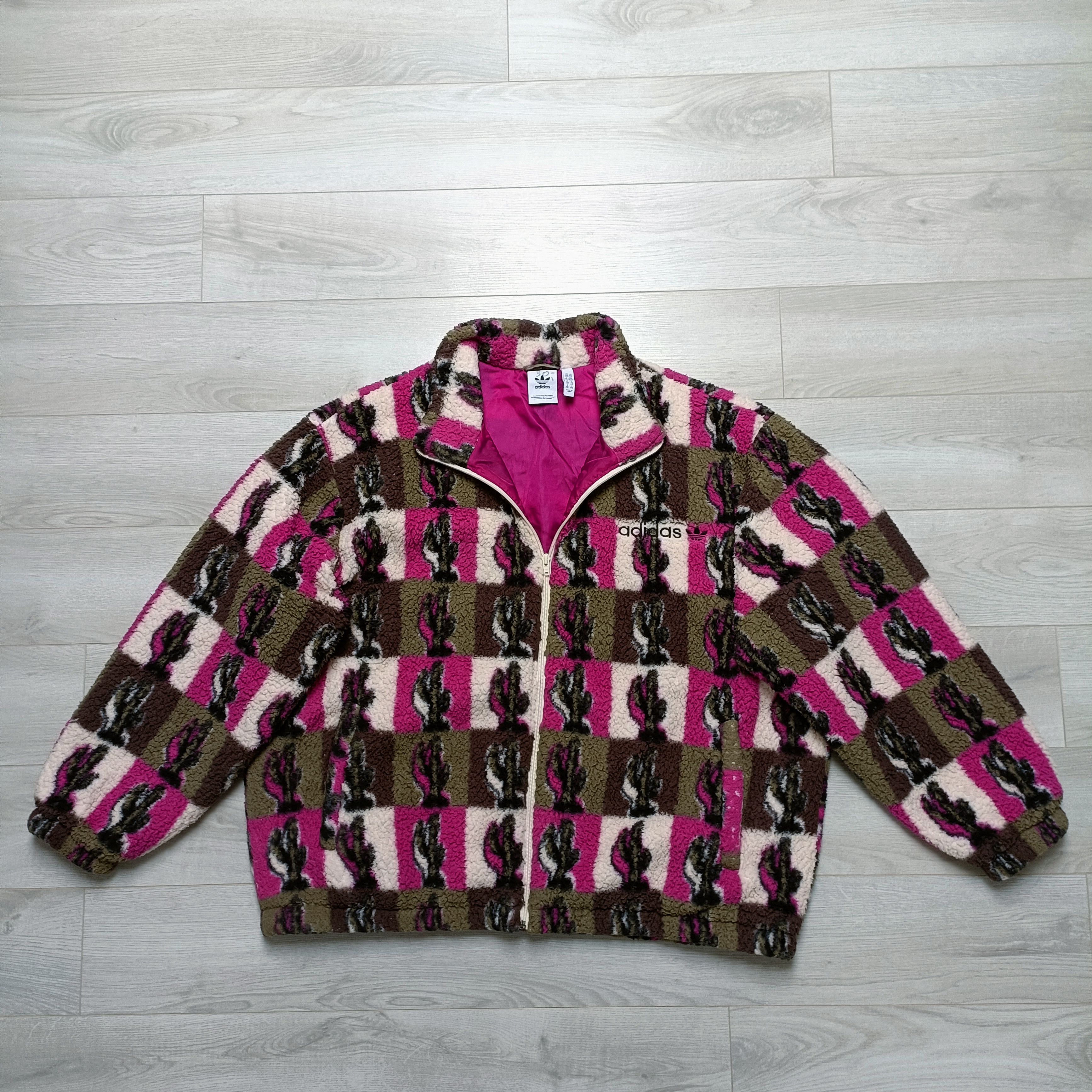 Adidas Men's Abstract Full Zip Shaggy Jacket ! Size US XXL / EU 58 / 5 - 1 Thumbnail