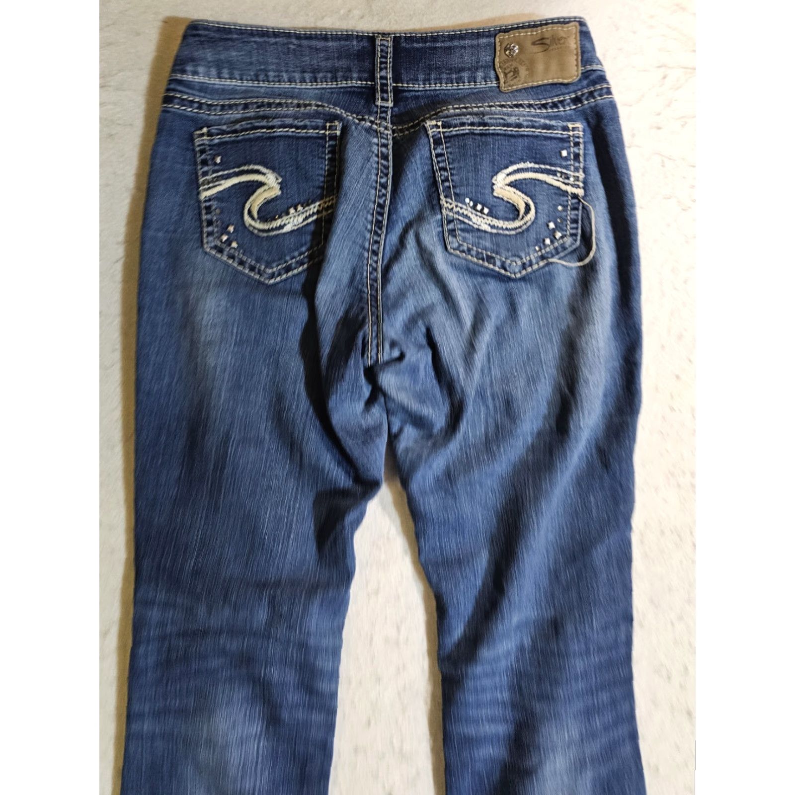Silver Jeans Co. Silver Jeans Suki Mid Rise Slim Boot Cut Super Stretch Denim Women's Sz W29xL33 Size 29" - 3 Thumbnail