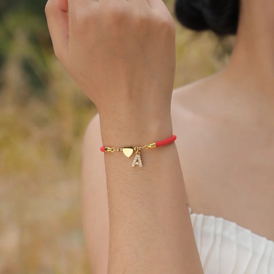 Other A-Z Letters Love Heart Bracelet Size ONE SIZE - 4 Thumbnail