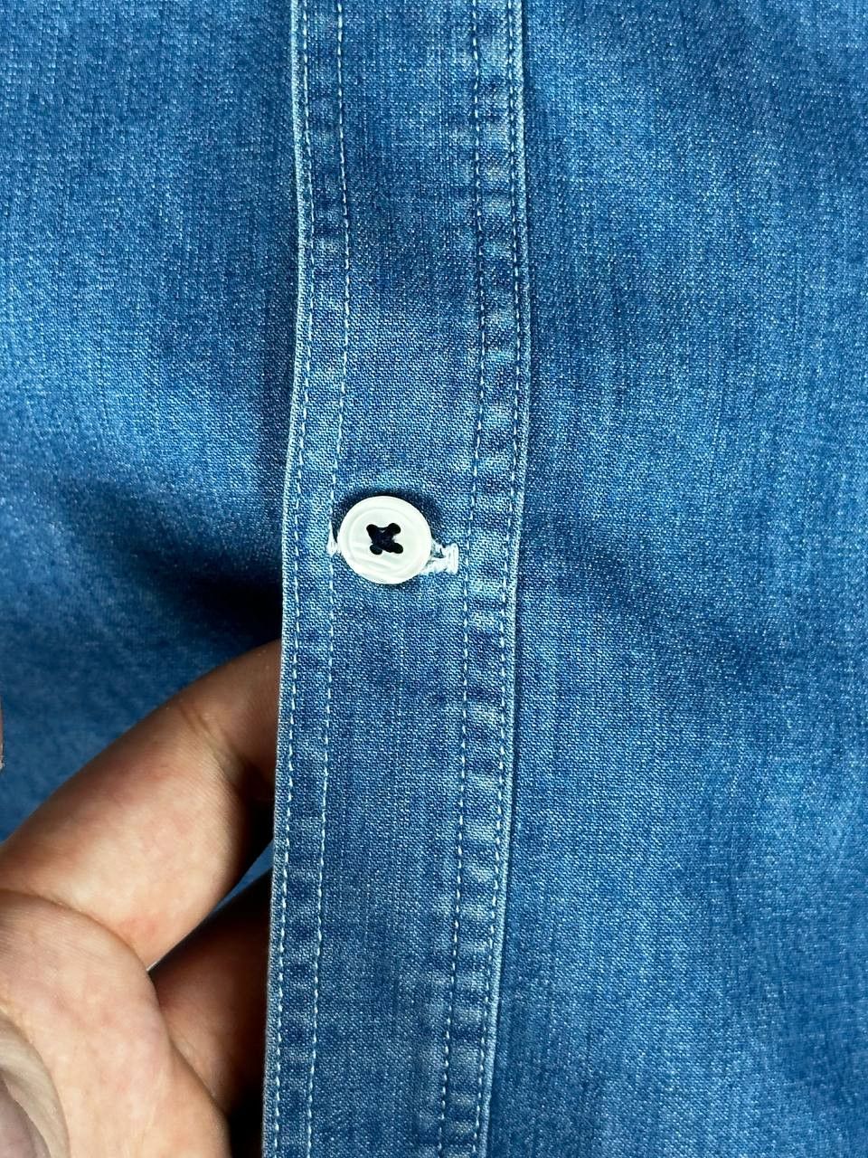 NN07 NN07 No Nationality Denim Casual Shirt Made In Portugal Size US S / EU 44-46 / 1 - 6 Thumbnail
