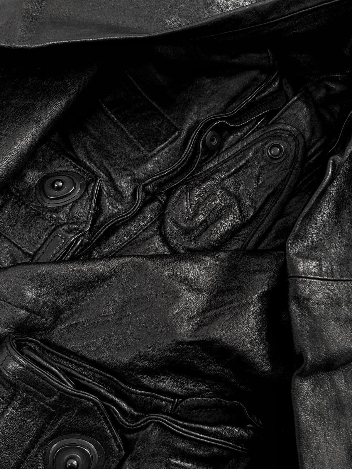 Julius GRAIL 2010 Goth-ik Lambskin Leather Gasmask Cargo Size US 34 / EU 50 - 2 Thumbnail