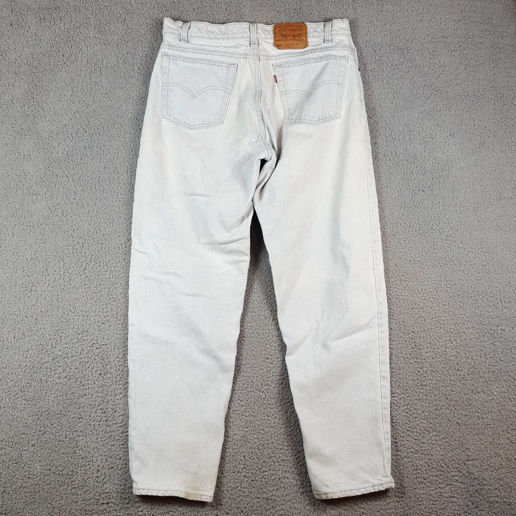 Levi's VINTAGE Levi's 550 Tapered Jeans Men 36x32 Light Washed Blue Y2K 90s Grunge Rock Size US 36 / EU 52 - 6 Thumbnail