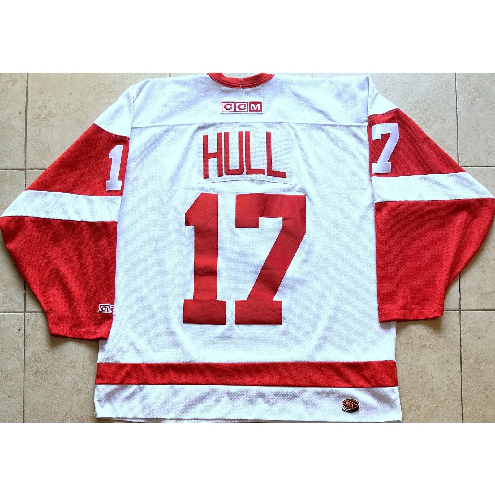 Ccm × NHL Brett HULL Detroit Red Wings CCM jersey XL hockey vintage Size US XL / EU 56 / 4 - 3 Thumbnail
