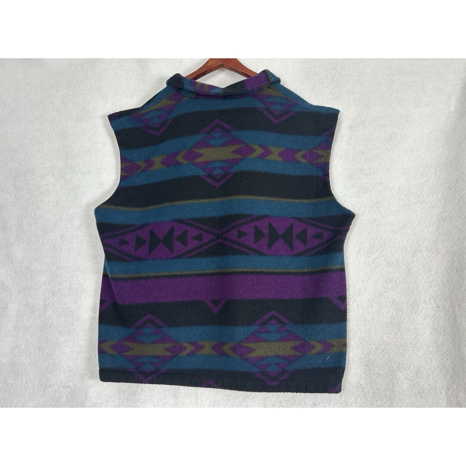 White Sierra VTG WHITE SIERRA Aztec USA Fleece Zipper Vest Multicolor L Size US L / EU 52-54 / 3 - 3 Thumbnail