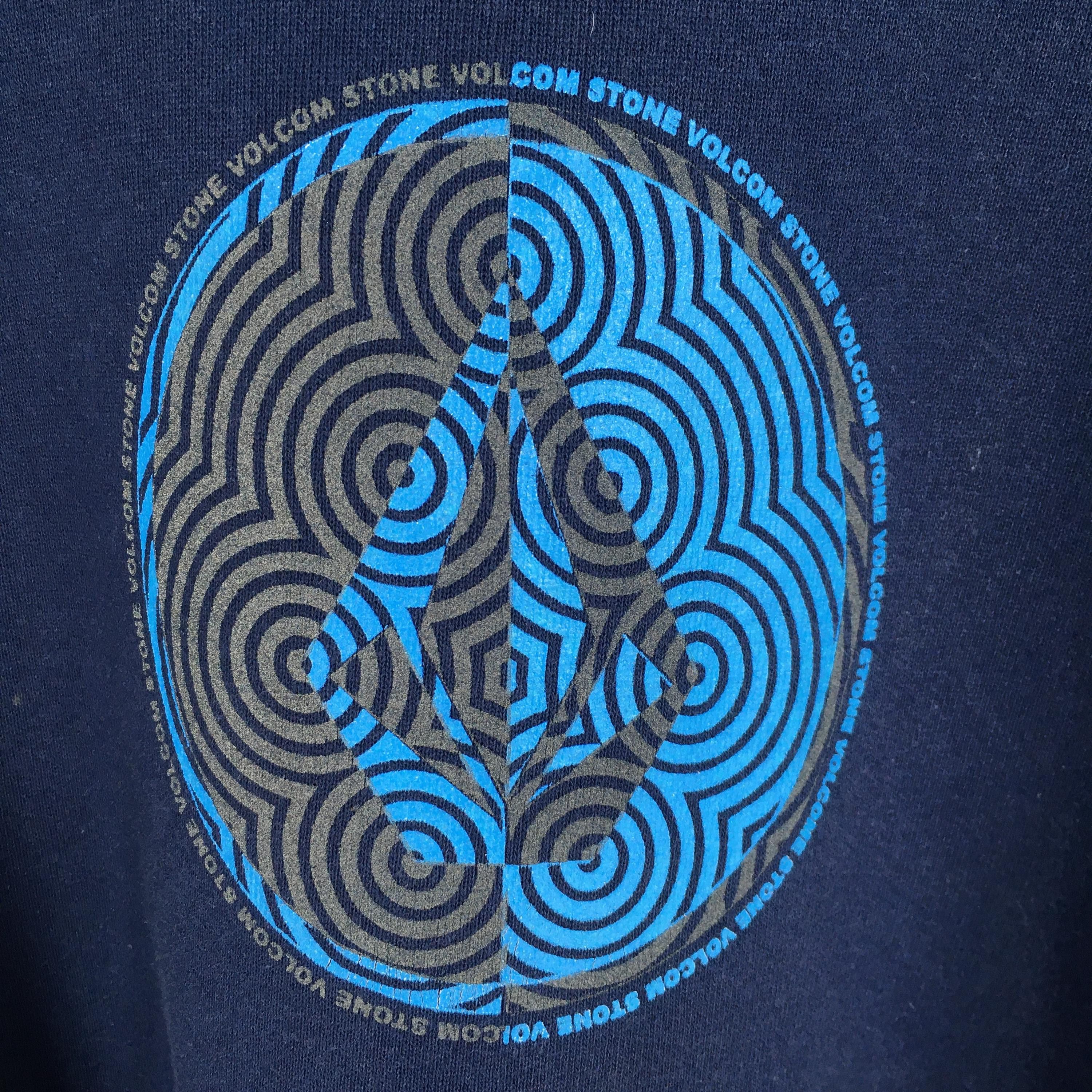 Vintage × Volcom Vintage 90s Volcom Skateboarding Blue Sweatshirt Medium Size US M / EU 48-50 / 2 - 4 Thumbnail