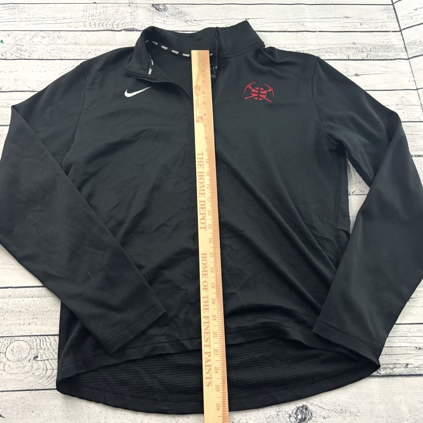 Nike Nike Dri-Fit Denver Nuggets 1/4 Athletic Pullover Jacket Men's M Black Size US M / EU 48-50 / 2 - 4 Thumbnail