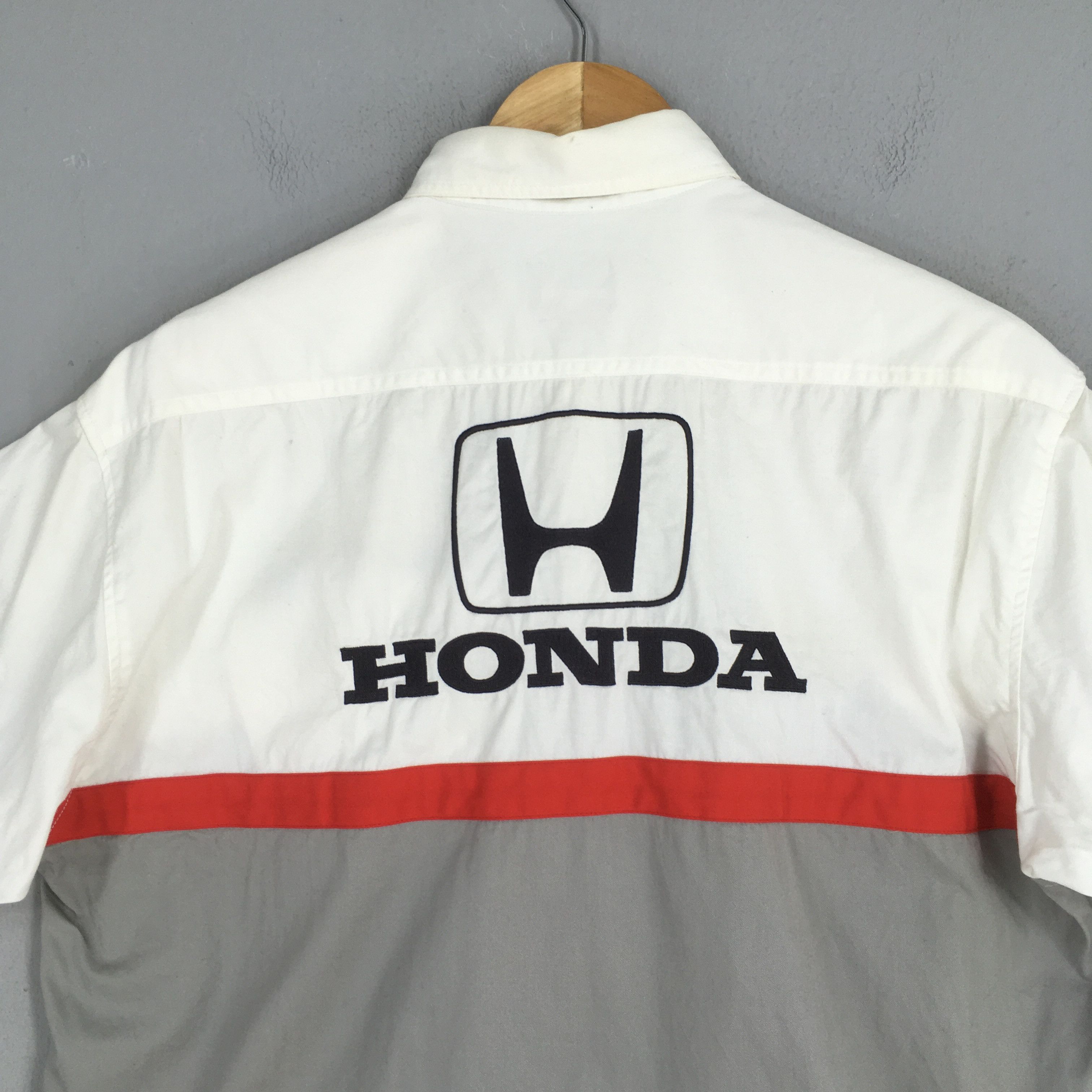 Honda Vintage 90s British American Racing Honda Shirt Medium Size US M / EU 48-50 / 2 - 8 Thumbnail