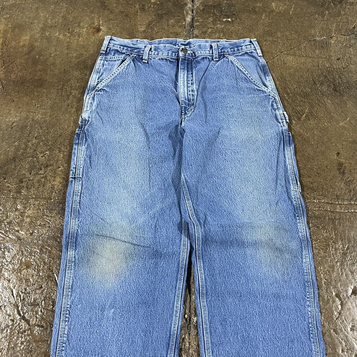 Carhartt × Vintage Crazy Vintage Carhartt Carpenter Jeans Faded Baggy Wide Leg Size US 36 / EU 52 - 7 Thumbnail