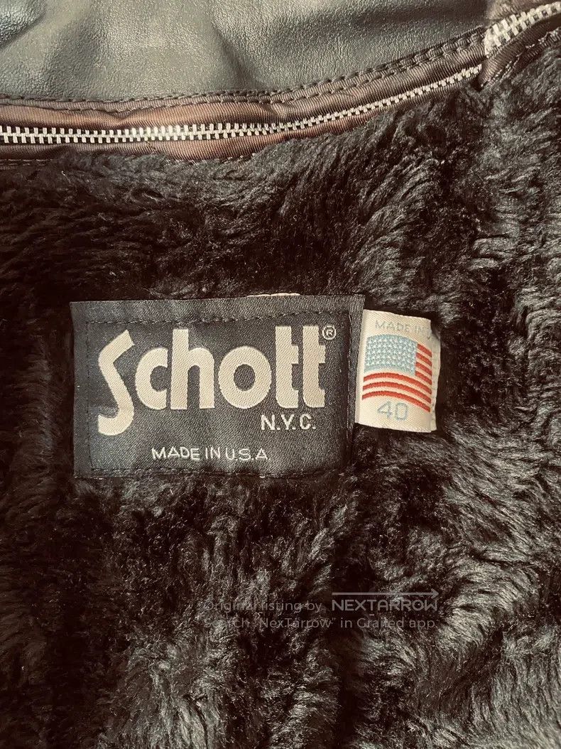 Schott Schott 641 Heavy Horseskin Jacket Size US L / EU 52-54 / 3 - 8 Thumbnail