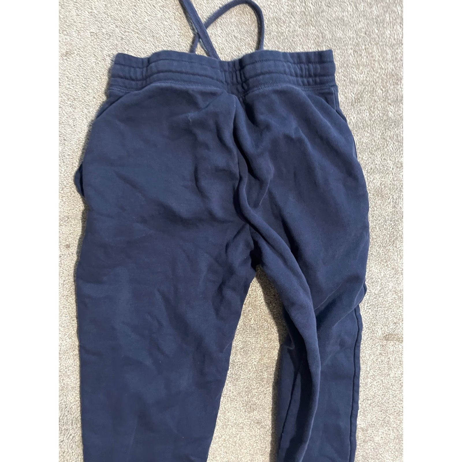 Gap VINTAGE Gap Men Sweatpants Jogger XS Regular Blue Navy Activewear Pants Mens XS Navy Blue Gap Jogger Sweatpants Size US 27 - 4 Thumbnail