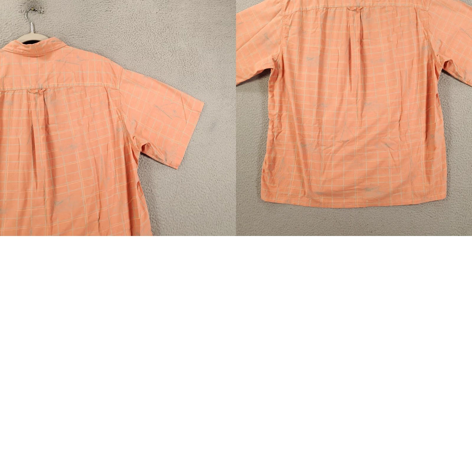 Vintage Columbia River Lodge Shirt Mens XL Orange Plaid Button Up Size US XL / EU 56 / 4 - 9 Thumbnail