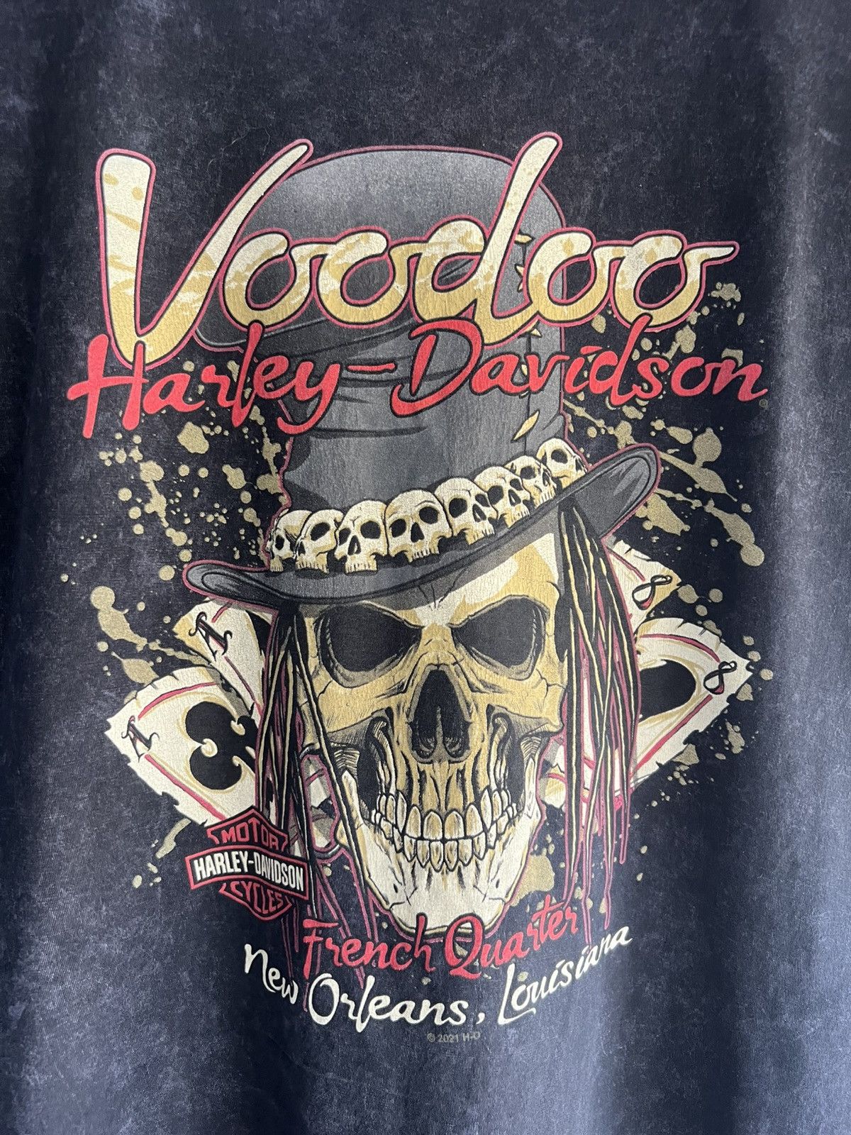 Harley Davidson 🔥Rare Voodoo Harley Davidson Sleeveless Tee Size US XL / EU 56 / 4 - 5 Thumbnail