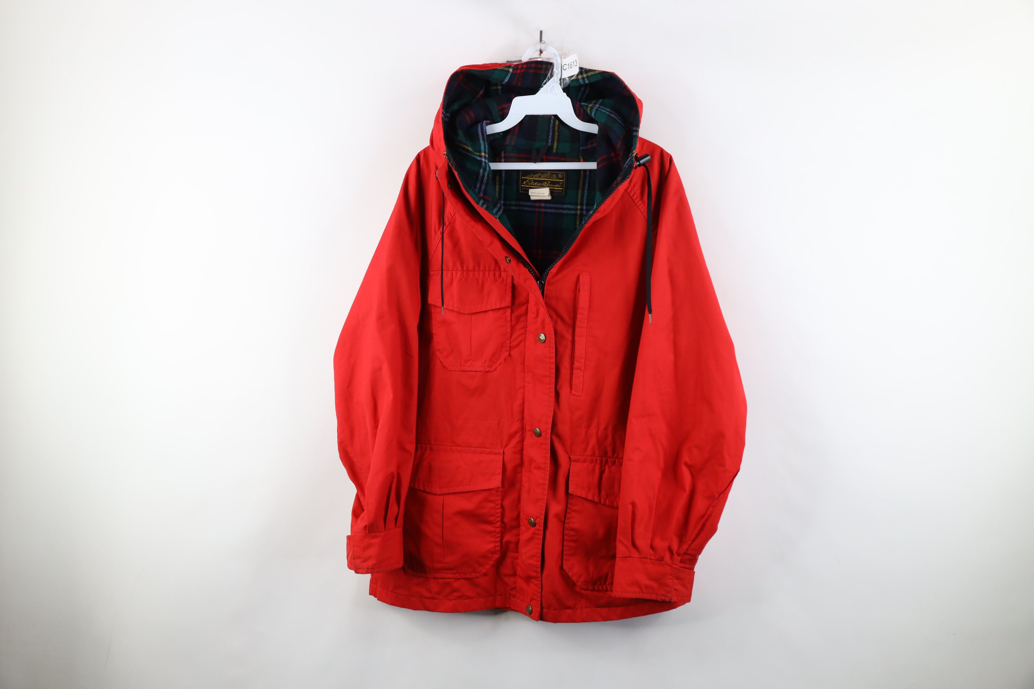 Eddie Bauer × Vintage Vintage 80s 90s Eddie Bauer Lined Hooded Parka Jacket USA Size M / US 6-8 / IT 42-44 - 1 Thumbnail