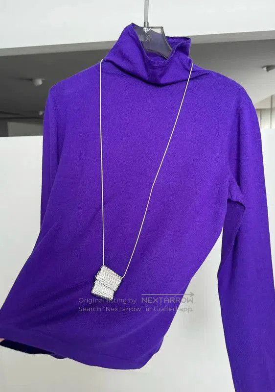 Kenzo KENZO Purple Wool Turtleneck Sweater for Women . Size M / US 6-8 / IT 42-44 - 3 Thumbnail