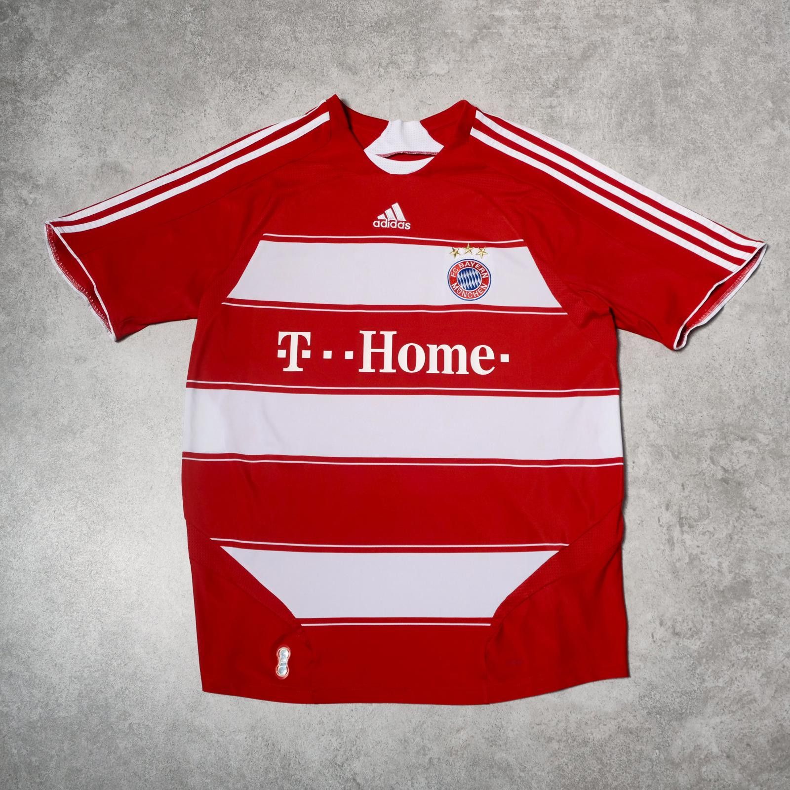 Adidas 2007/08 Bayern Munich Home Shirt Adidas Ribery (XL) Size US XL / EU 56 / 4 - 1 Thumbnail