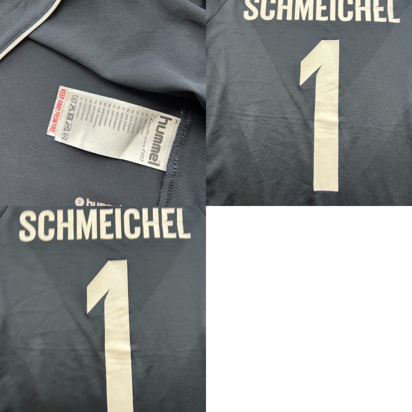 Hummel Hummel Denmark 2018 2019 Goalkeeper Football Jersey Mens Small Hummel Black Long Sleeve Round Neck Athletic Moisture Wicking Quick Dry Shirt Size US S / EU 44-46 / 1 - 10 Thumbnail
