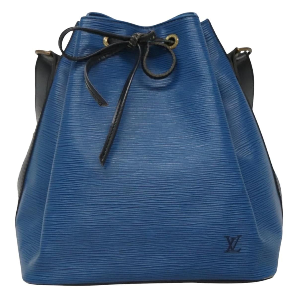 Louis Vuitton Petit Noé Navy Leather Shoulder Bag (Pre-Owned) Size ONE SIZE - 1 Thumbnail