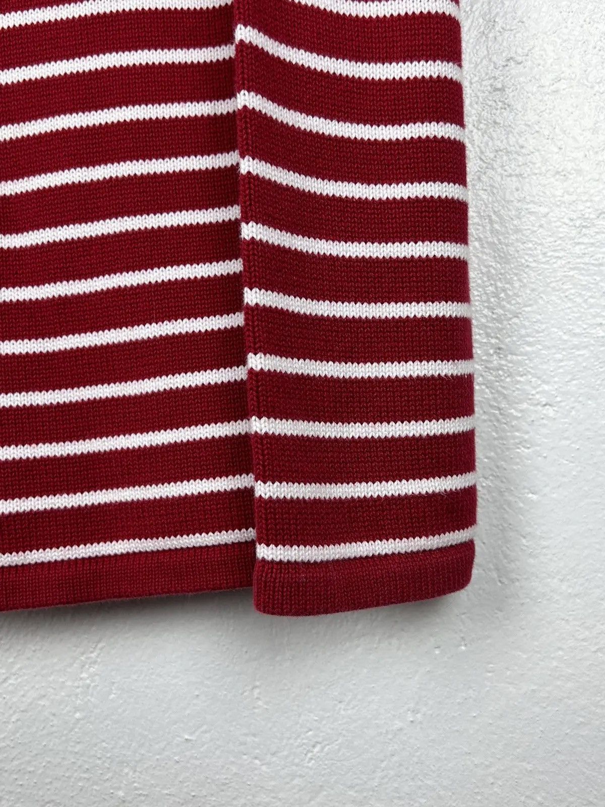 Lauren Ralph Lauren Vintage Lauren Ralph Lauren Marine Striped Sweater In Red Size M / US 6-8 / IT 42-44 - 3 Thumbnail
