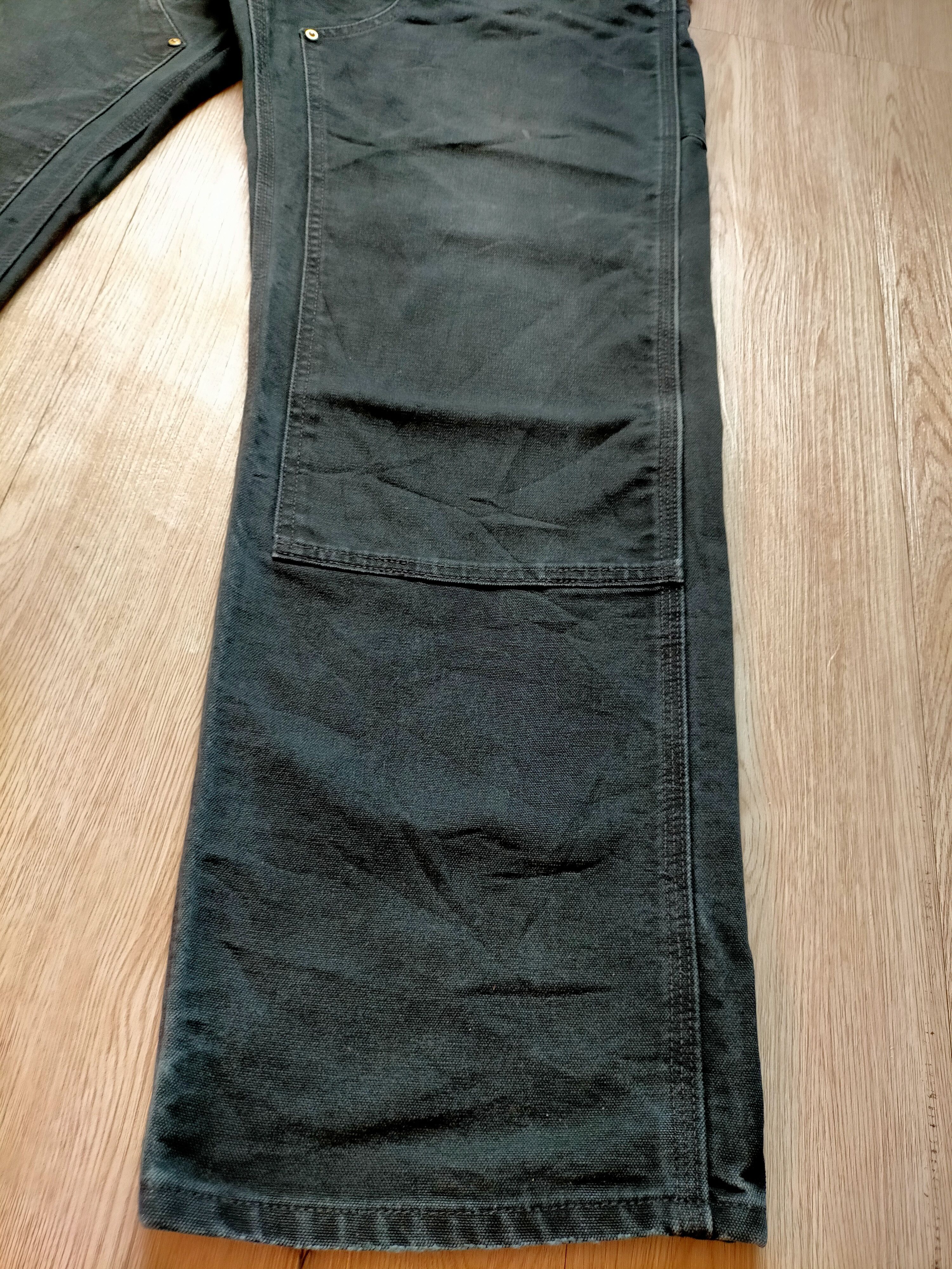 Carhartt Vintage Carhartt Double Knee Black Denim Size US 35 - 10 Thumbnail