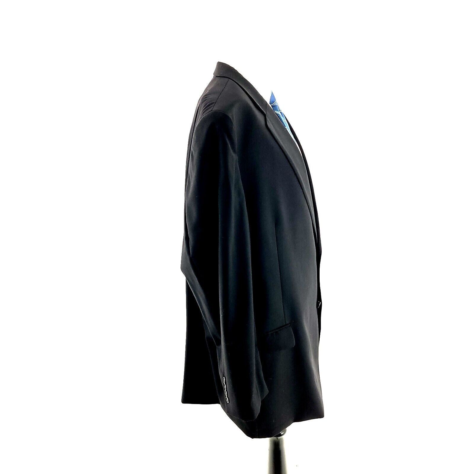 Jack Victor DAMAGED Jack Victor Valentino CT Wool 2 Button Blazer 50L Bl Size 50L - 6 Thumbnail
