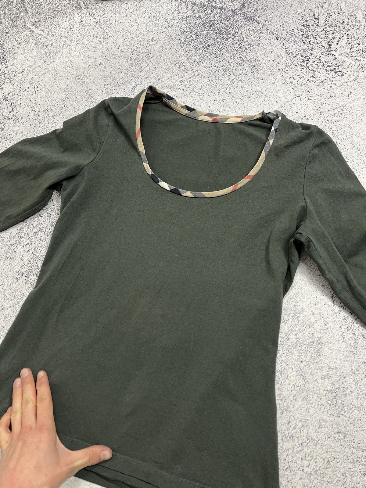 Burberry Burberry London Nova Check Women’s Blouse Shirt Longsleeve Size L / US 10 / IT 46 - 8 Thumbnail