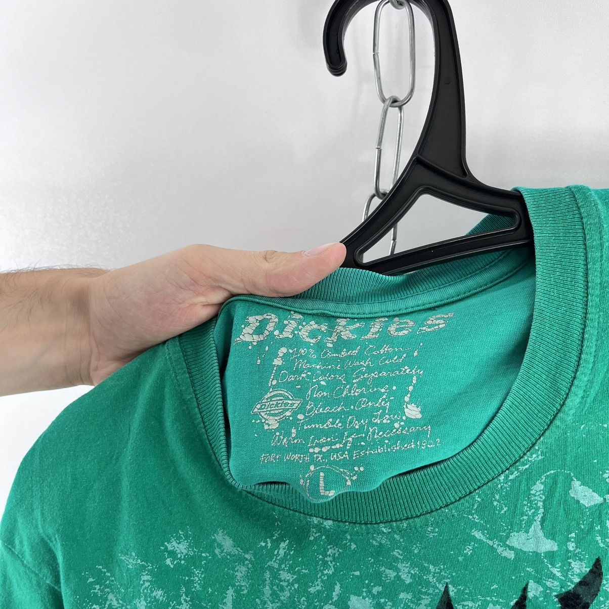Dickies Dickies T-Shirt Velour Big Logo Print Green Size L Size US L / EU 52-54 / 3 - 8 Thumbnail