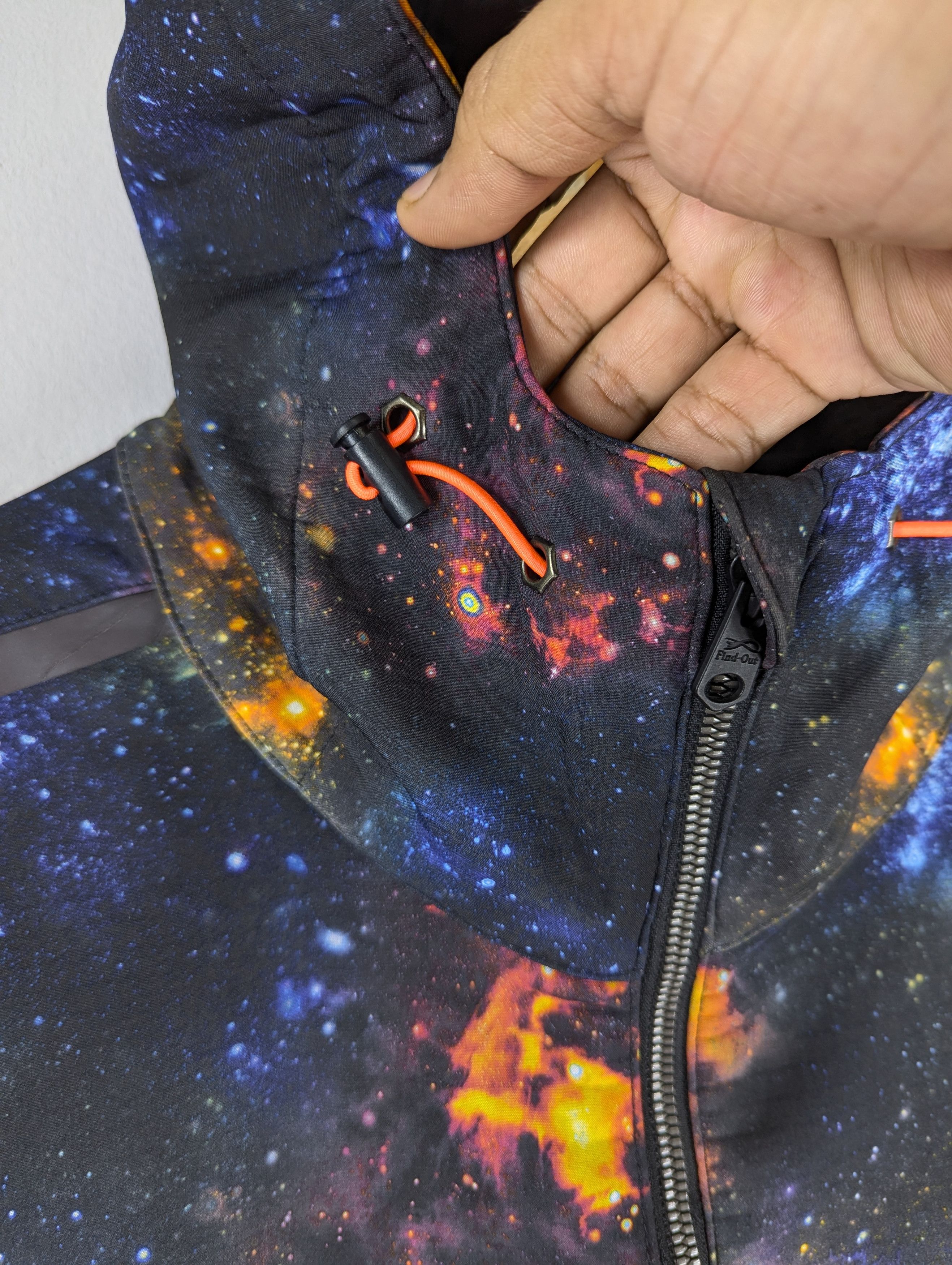 Japanese Brand Japanese Brand Find Out Galaxy Printed Hoodie Zipper Jacket Size US M / EU 48-50 / 2 - 9 Thumbnail