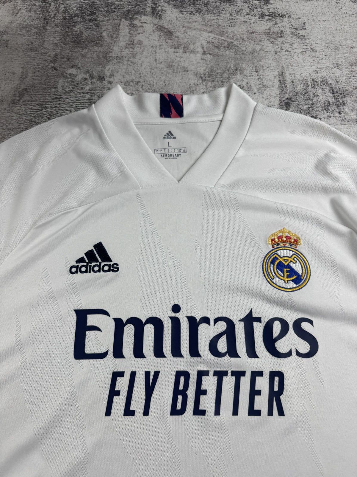 Adidas Real Madrid 2020/2021 Adidas Home White Kit La Liga Jersey Blockcore T Shirt Tee Size US L / EU 52-54 / 3 - 7 Thumbnail