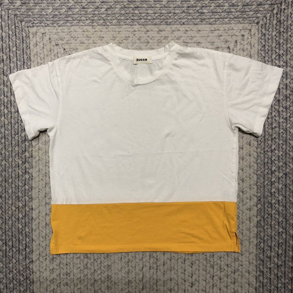 CABANE de ZUCCa Rare Vintage Zucca Colourblock Oversize Crop Tees Size US XS / EU 42 / 0 - 1 Thumbnail