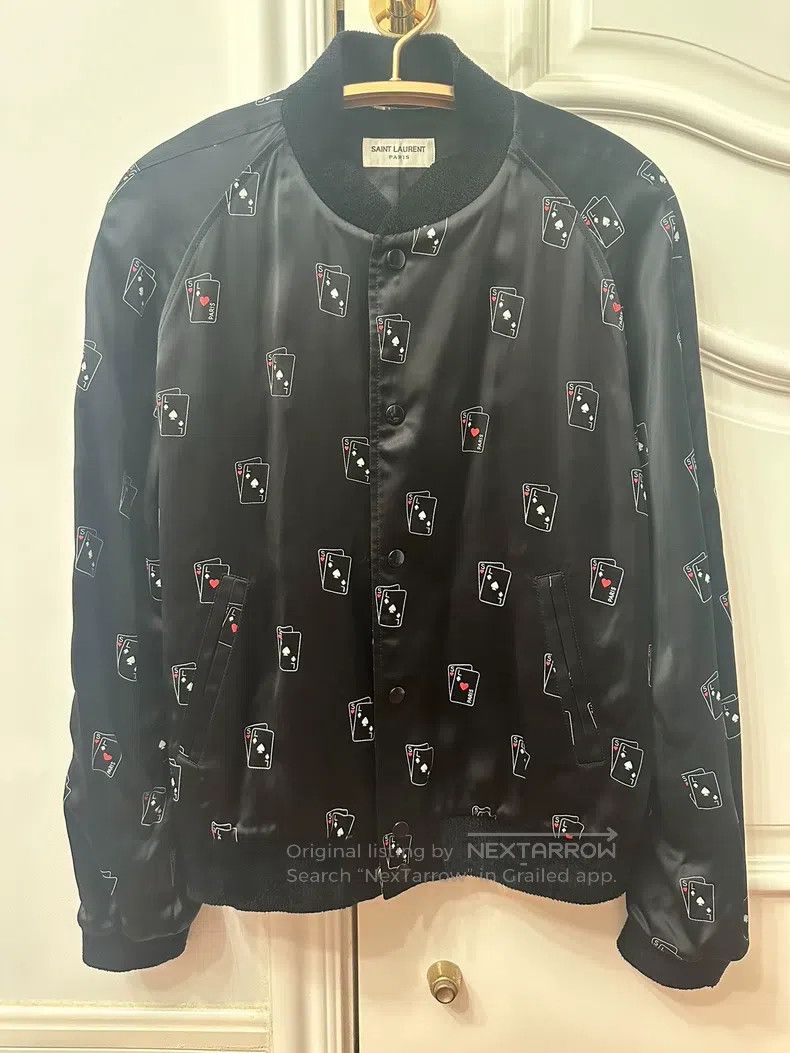 Saint Laurent Paris Saint Laurent Paris Baseball Jacket Size US S / EU 44-46 / 1 - 1 Thumbnail