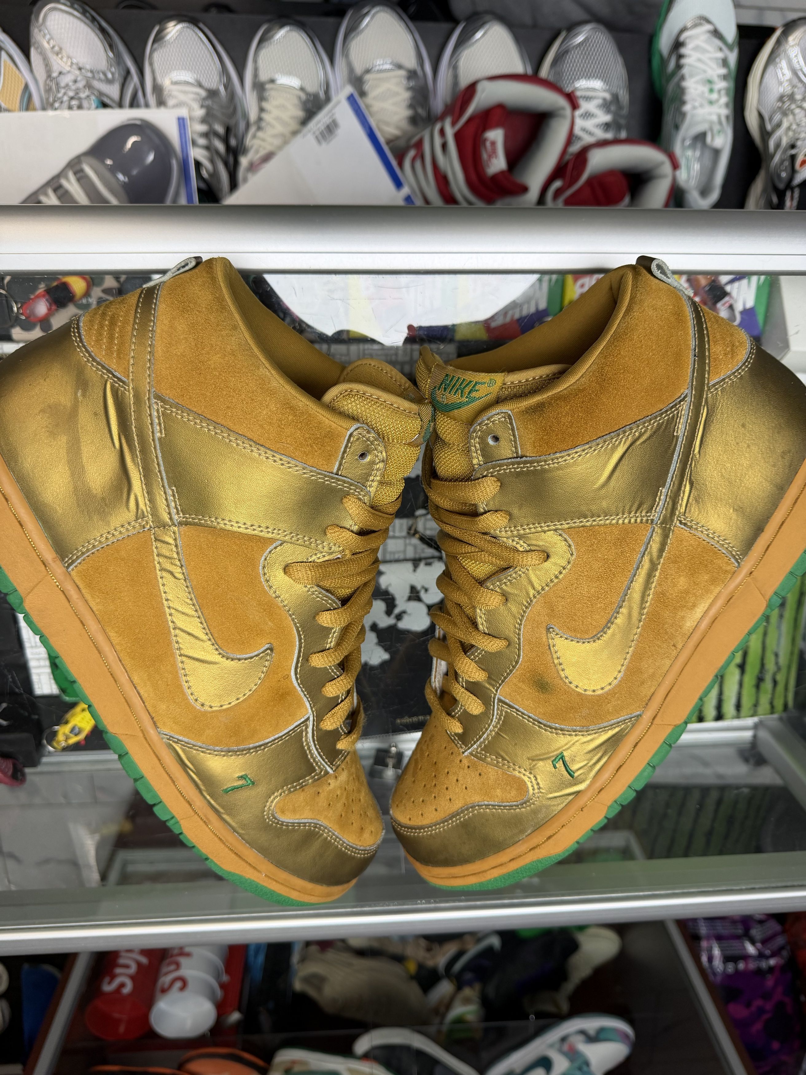 Nike SB Nike Sb ‘Lucky’ Dunk High 2004 Vnds Size US 12 / EU 45 - 4 Thumbnail