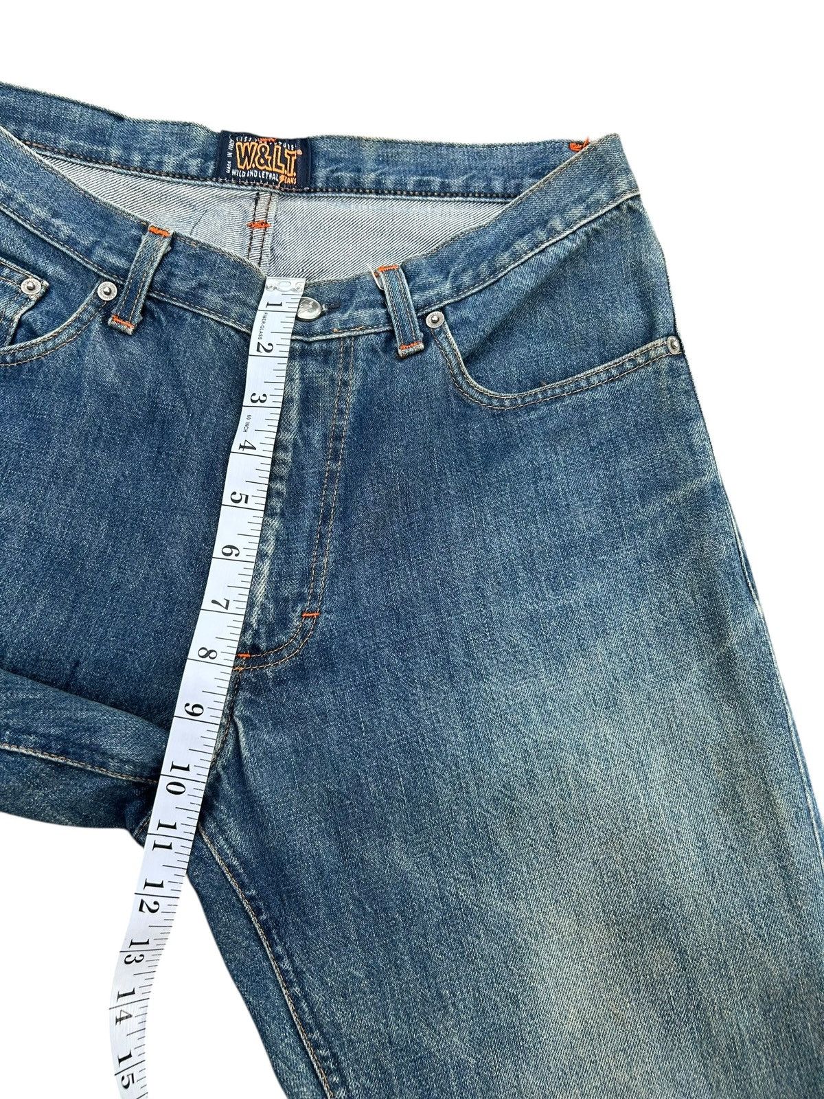 W&LT W&LT kiss The Future Distressed Denim Jeans Size US 32 / EU 48 - 18 Thumbnail