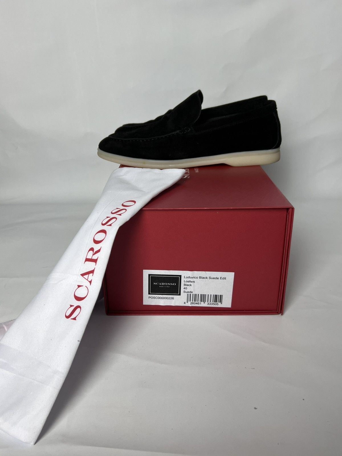 Scarosso EU40 Scarosso Ludvicolo Black Yatch Loafers US7.5 Slip On Size US 7.5 / EU 40-41 - 8 Thumbnail