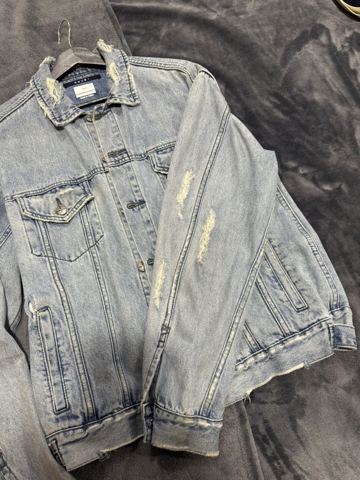 Ksubi Ksubi Distressed Denim Jacket Size US S / EU 44-46 / 1 - 3 Thumbnail