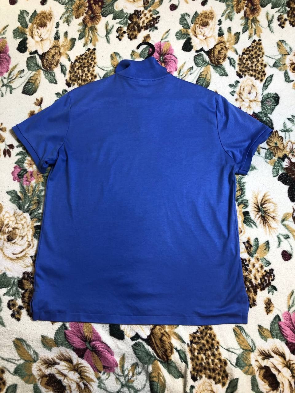 Polo Ralph Lauren Polo Ralph Lauren Blue Custom Slim Fit Interlock Polo Shirt Size US L / EU 52-54 / 3 - 12 Thumbnail