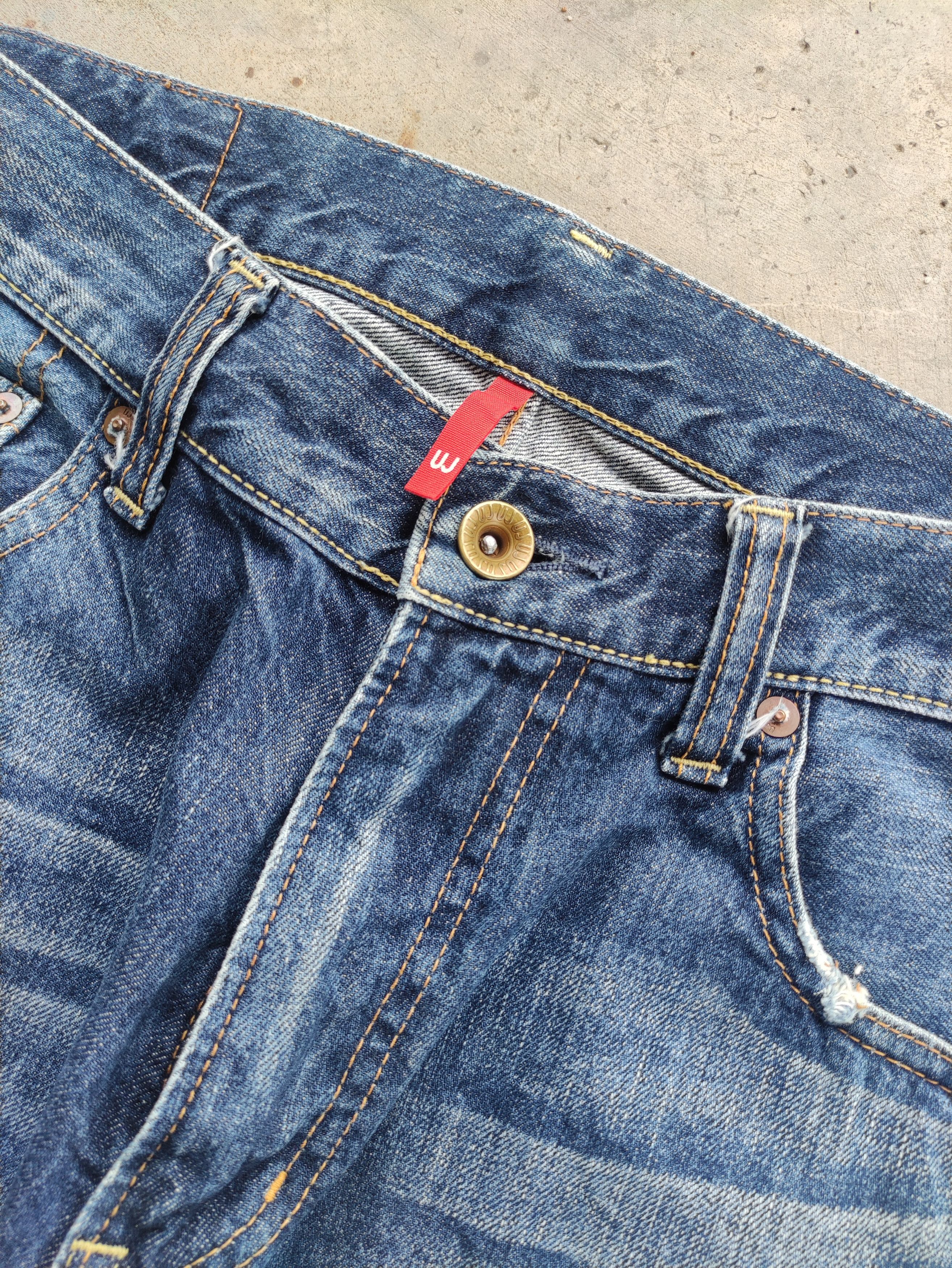 Japanese Brand Vintage Japanese Jean Baggy Distressed Faded Denim Size US 34 / EU 50 - 5 Thumbnail
