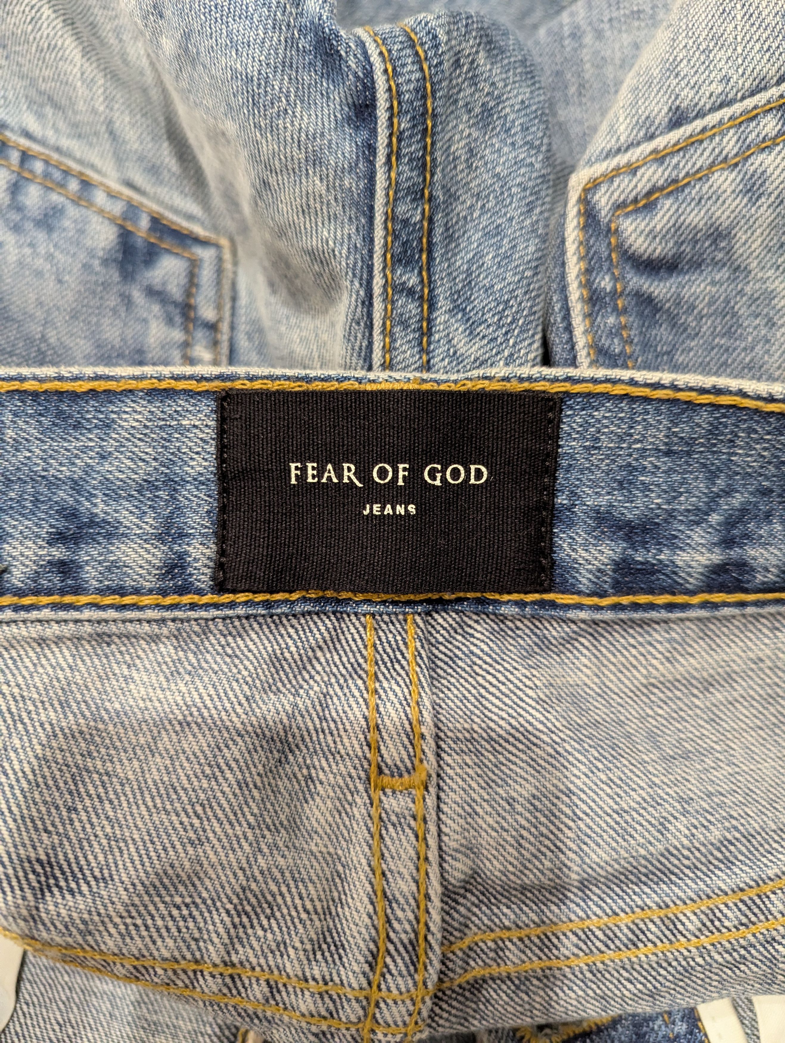 Fear of God 5 Pocket Indigo Selvedge Denim Size US 30 / EU 46 - 4 Thumbnail