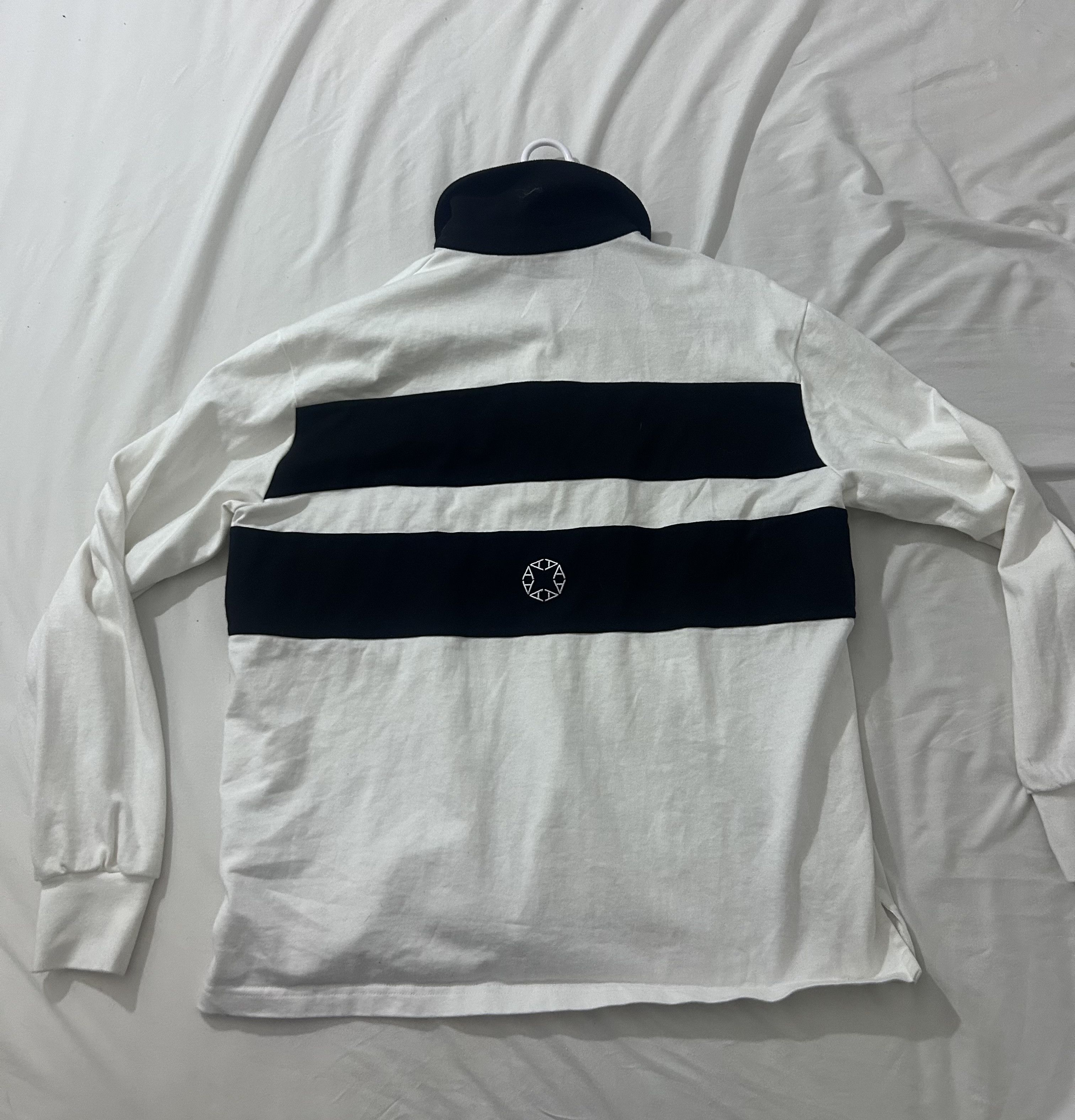 1017 ALYX 9SM White & Black Long Sleeve Polo Size US XS / EU 42 / 0 - 2 Thumbnail