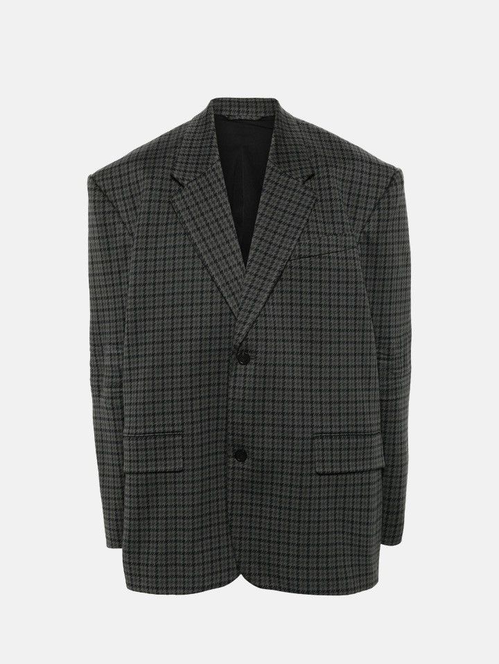 Balenciaga Balenciaga Houndstooth Blazer Oversized Size 44R - 1 Thumbnail