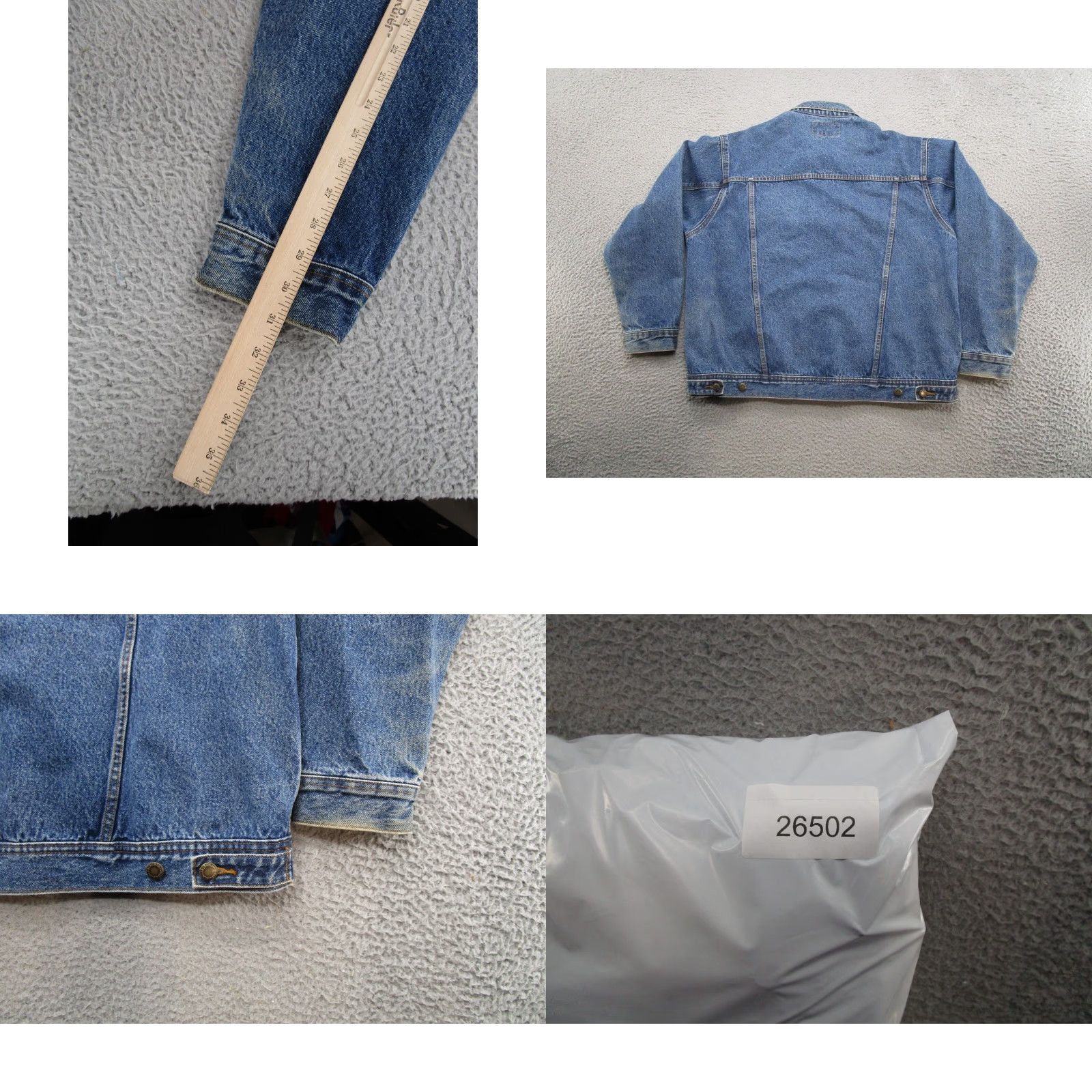 Wrangler VTG Wrangler Rugged Wear Blue Denim Button Up Jacket Western Cowboy Read XL Mens Jacket Blue Denim Western Cowboy Cut Wrangler Rugged Wear 80s 90s Size US XL / EU 56 / 4 - 8 Thumbnail