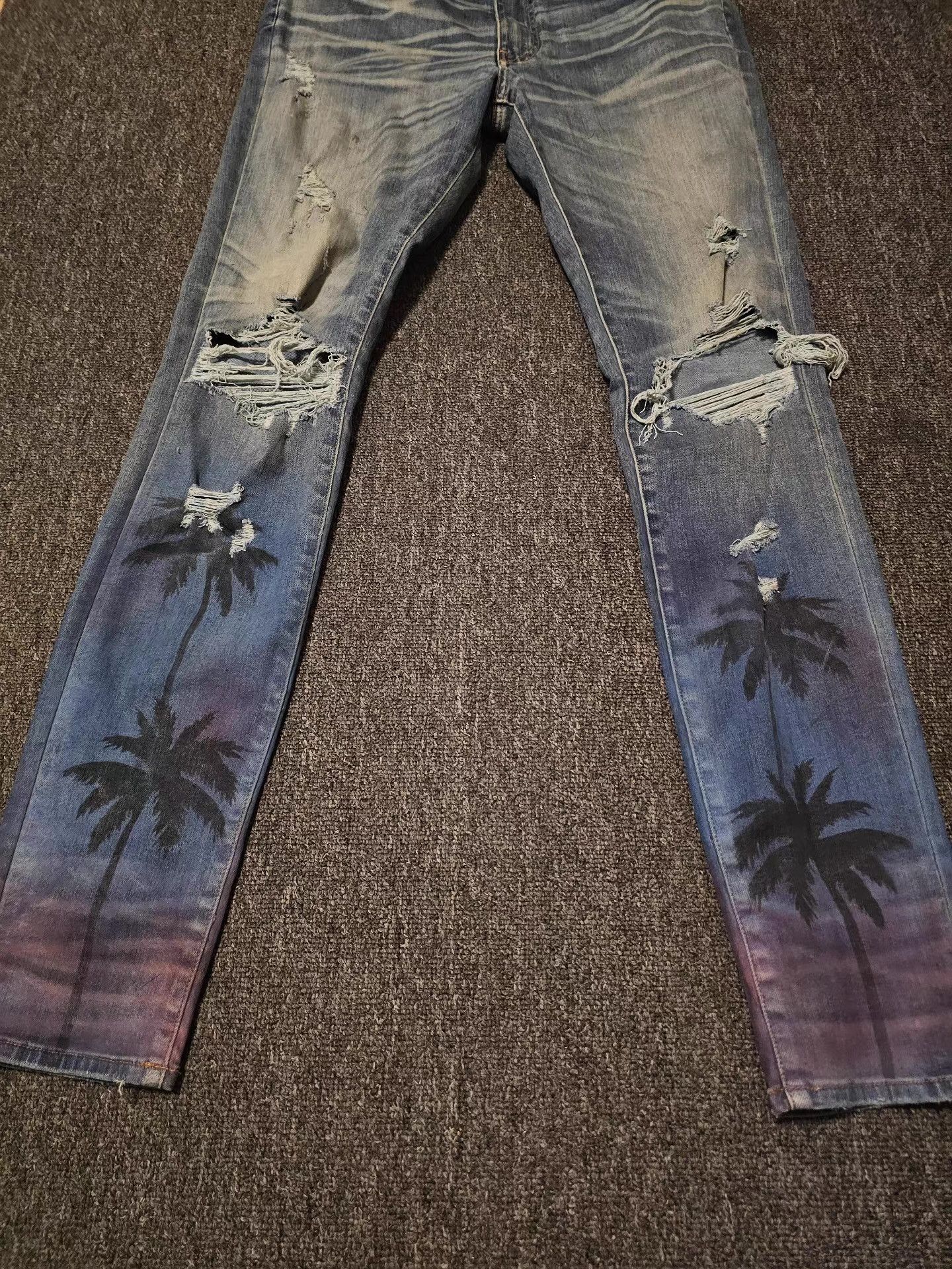 Amiri AMIRI coconut tree jeans Size US 36 / EU 52 - 2 Thumbnail
