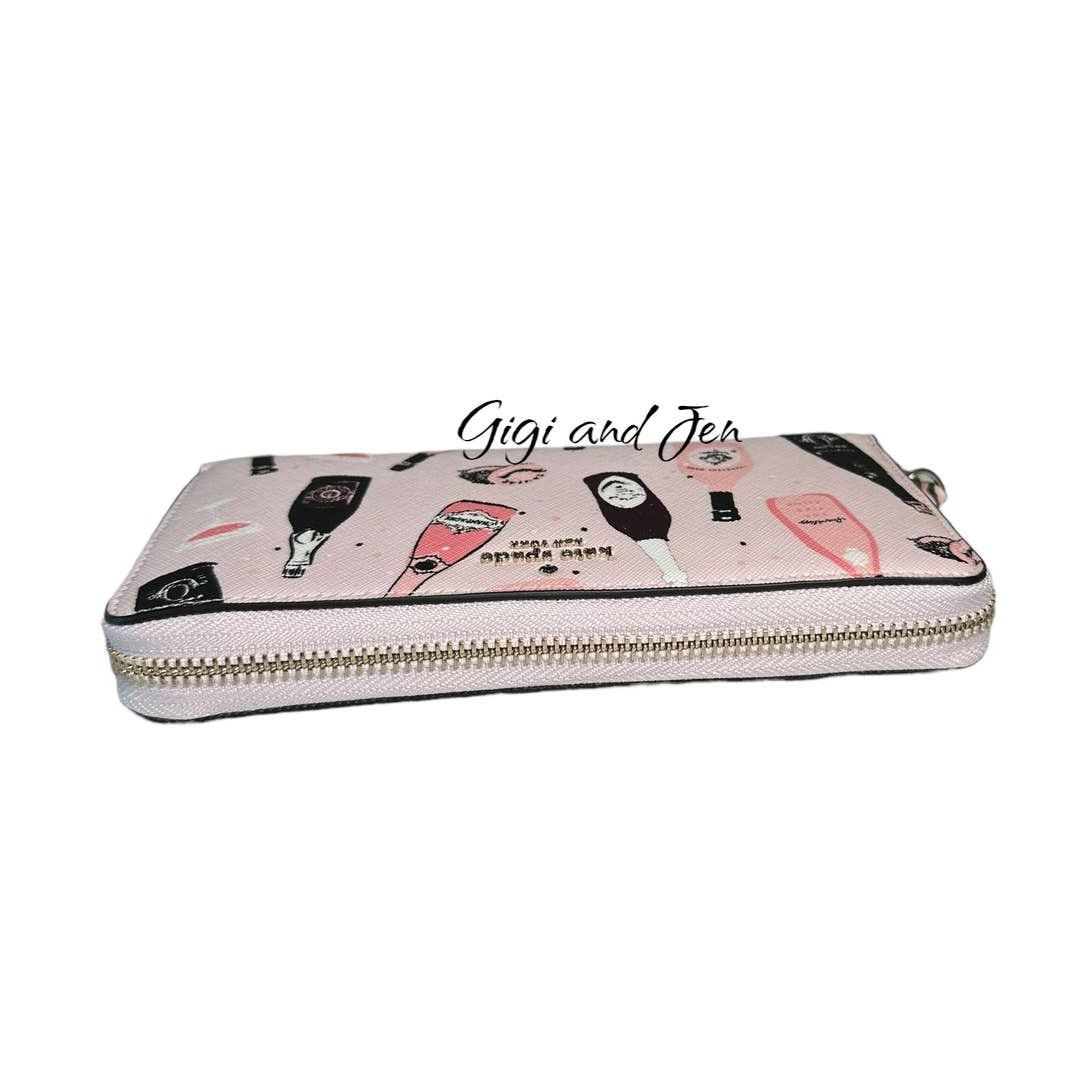 Kate Spade Kate Spade laurel way Neda Champagne Toss Pink Multi Wallet Size ONE SIZE - 2 Thumbnail