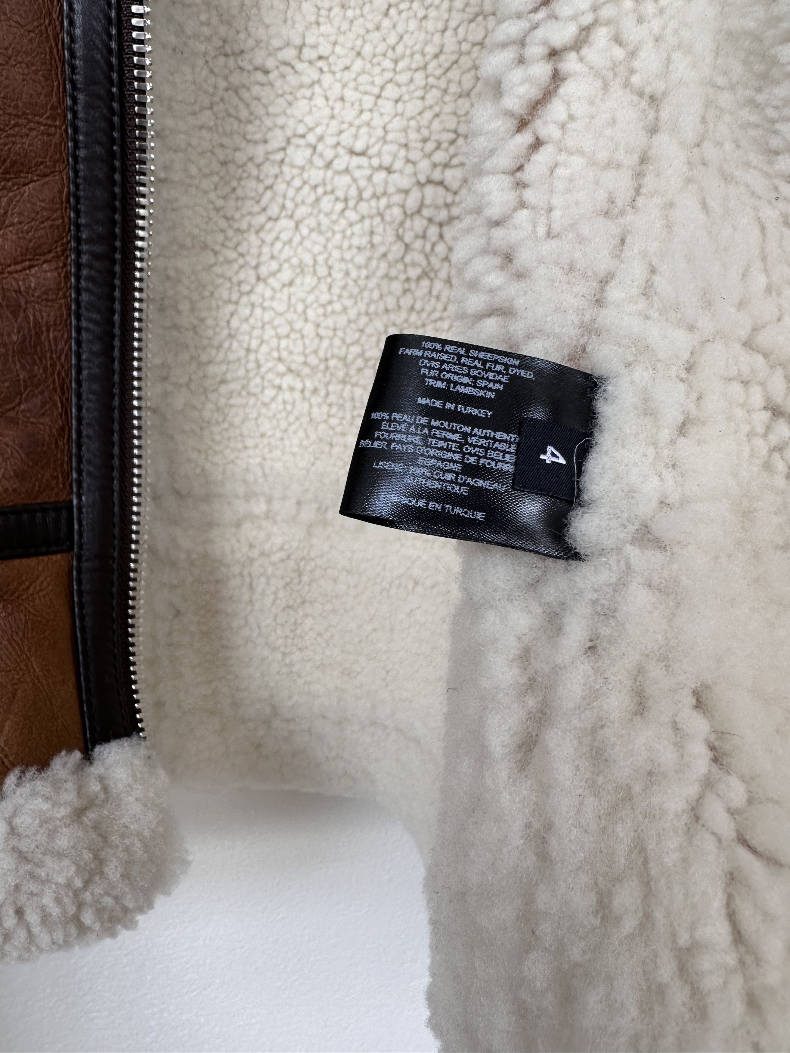 Proenza Schouler Proenza Schouler - Shearling Leather Jacket XS-New with Tags Size XS / US 0-2 / IT 36-38 - 4 Thumbnail