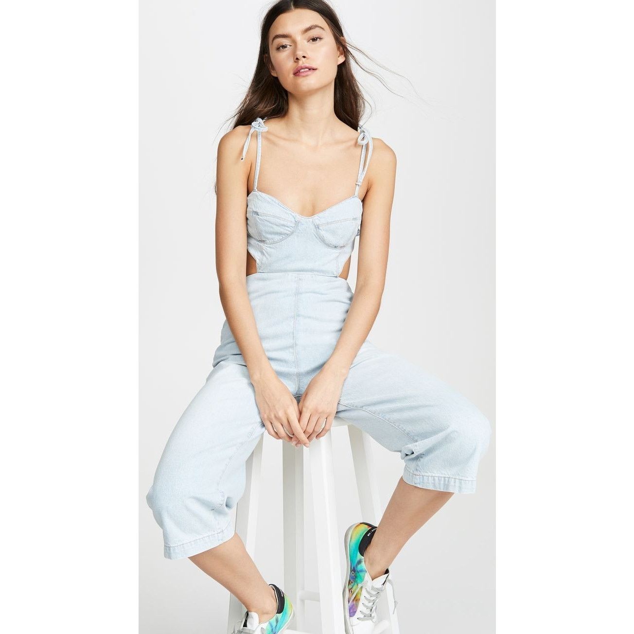 DL1961 New Urban Outfitters DL1961 Hepburn Jumpsuit $209 X-SMALL Size 26" / US 2 / IT 38 - 2 Thumbnail